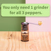 Mini Pepper Grinder with Ceramic Burr