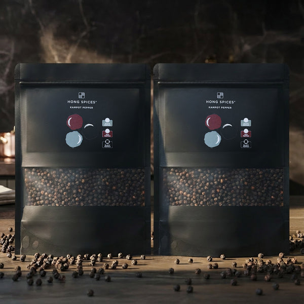 Black Peppercorn 1kg (Bundle of 2 x 500g Pouches)